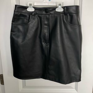 Express leather skirt